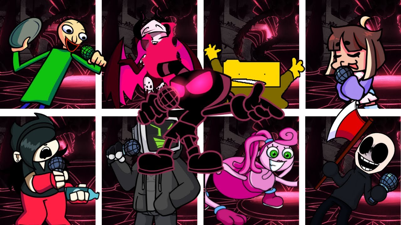 Devil's Gambit but Every Turn a Different Character Sing💗(FNF Devil's Gambit but Everyone Sing It)