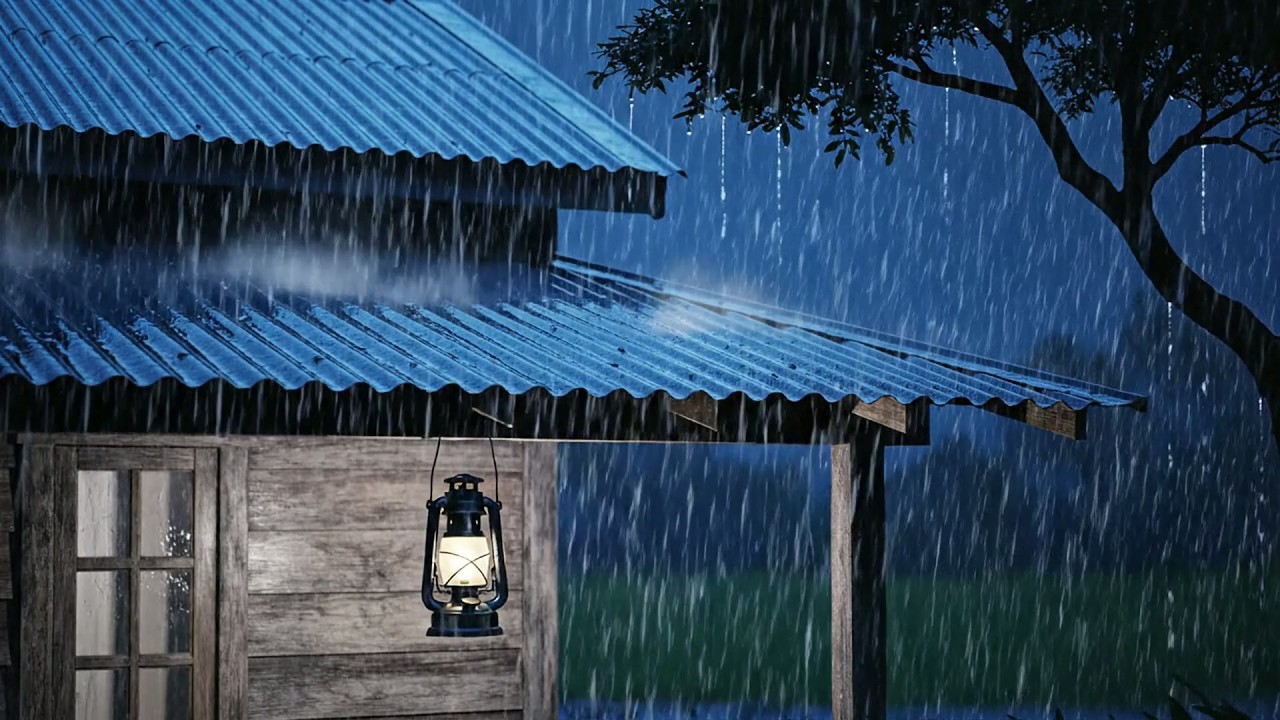 Los MEJORES Sonidos de Lluvia 2025 | Tormenta Nocturna, Lluvia Fuerte y Truenos