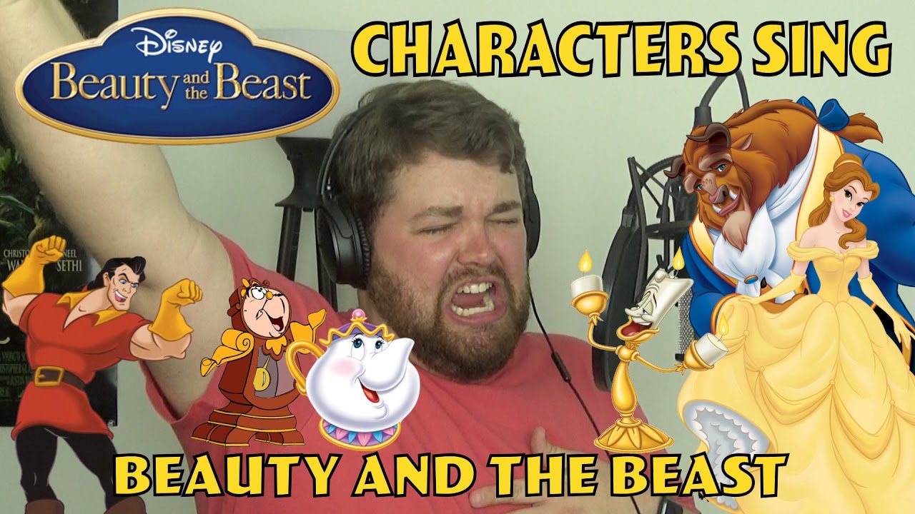 Beauty and the Beast Characters Sing Beauty and the Beast