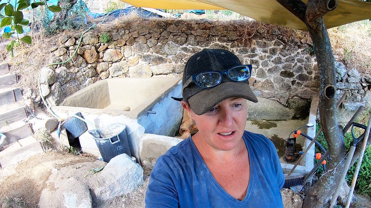 DIY Pool #11 - CAN I DO THIS ALONE? - Solo Rendering Nearly Breaks Me