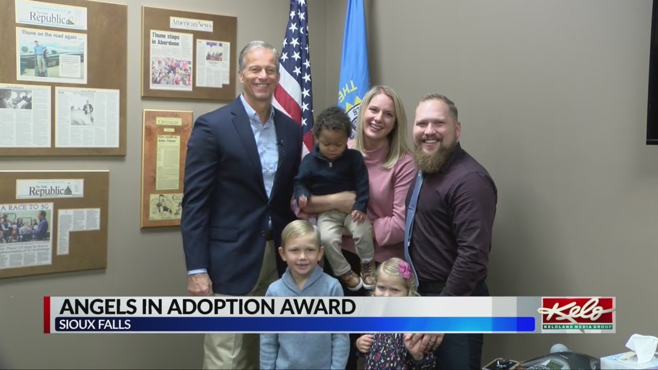 KELOLAND's Bridgett Bennett and husband awarded with Angels in Adoption Award