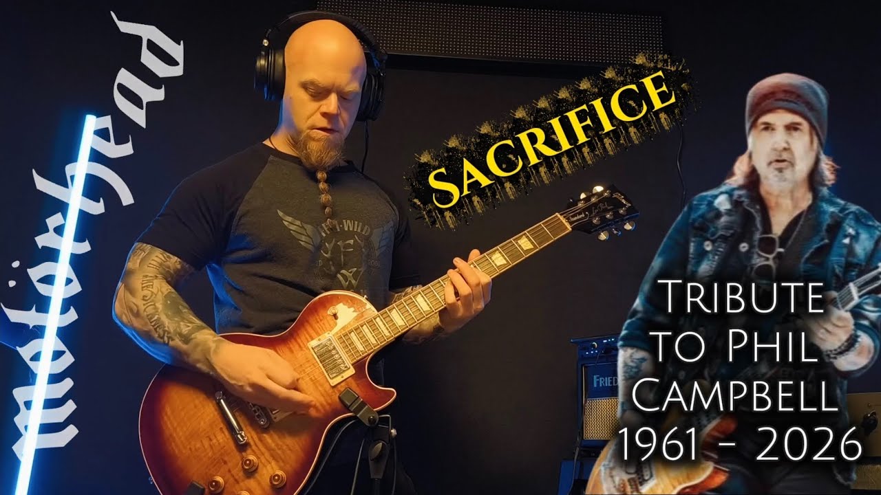Sacrifice - Motörhead - Guitar Cover - Tribute to Phil Campbell 🖤🔥