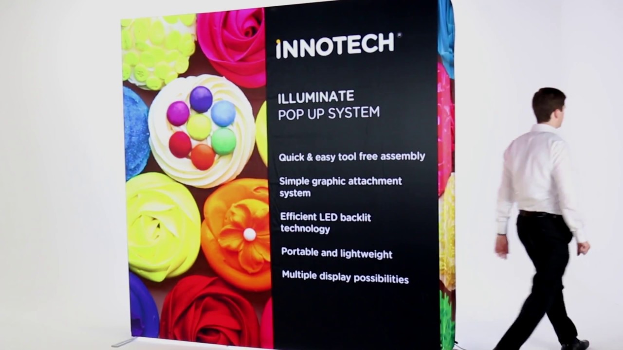Backlit Pop Up Exhibition Stand | Illuminate | GH Display