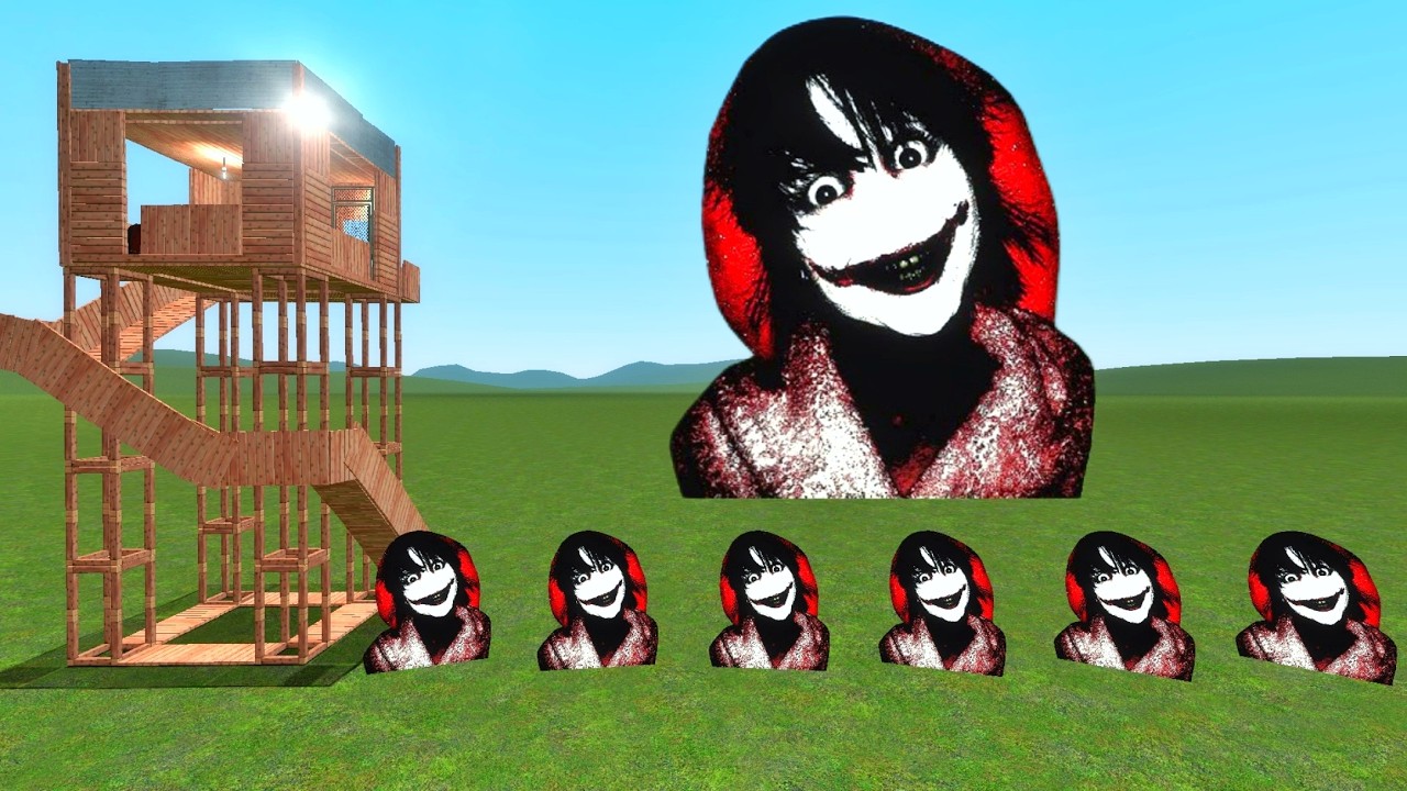 Jeff The Murder Nextbot Vs Towers In Garry's Mod