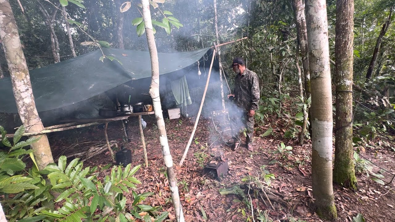 🏕️ACAMPEI EM MEIA NATUREZA água PRA TODO LADO MAS MUITO MARAVILHOSO 