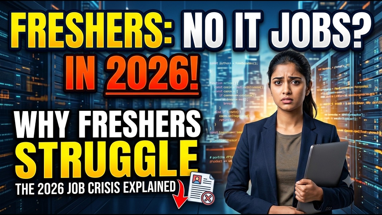 Why Freshers Are Struggling to Get IT Jobs in 2026? | Real Reasons Explained | IT Jobs 2027 | AI Job