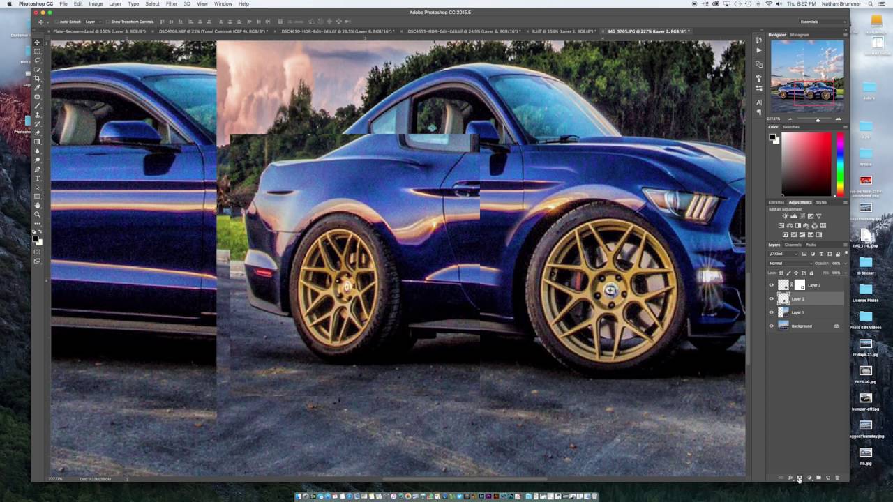 Photoshop Tutorial - Mini Car Photoshop Walk Through