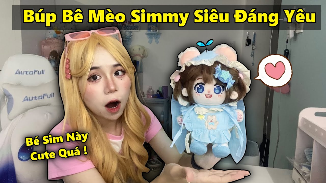 Mèo Simmy 1 Ngày Nhận Nuôi Em Bé BÚP BÊ MÈO SIMMY Siêu Đáng Yêu
