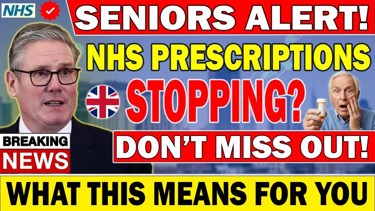 Free NHS Prescriptions Ending in 2026? Over-60s Must Know the Truth