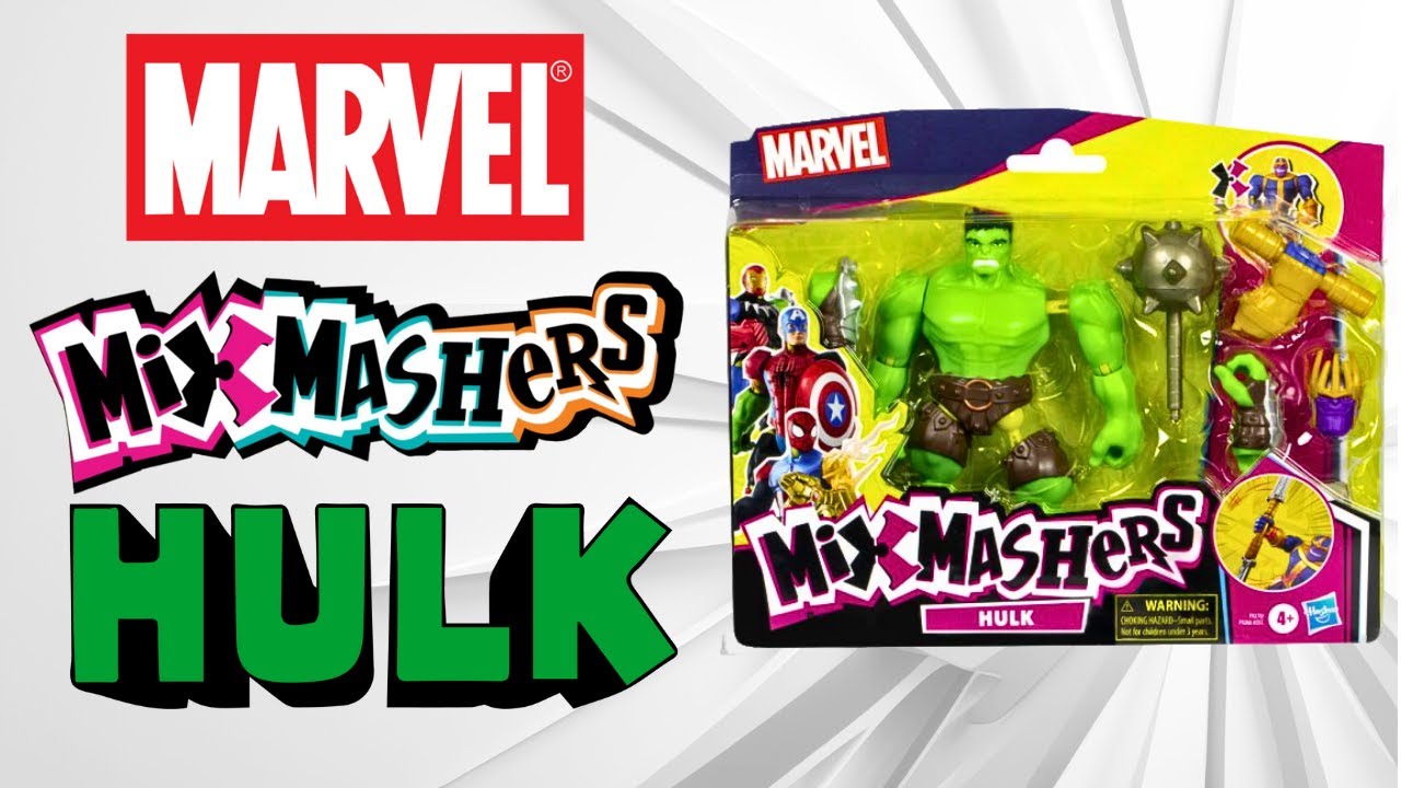 Marvel Hulk Mix Mashers Deluxe Toy by Hasbro | ASMR Unboxing