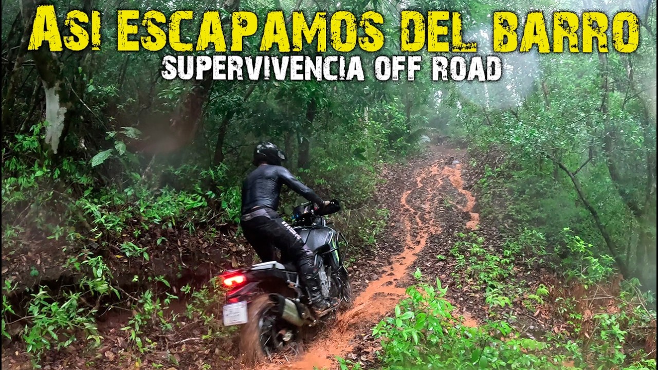 Así Escapamos del Barro 🥵💩 | Supervivencia Off Road | CFMOTO MT450 - Tenere 700 - CRF300 - TIGER900