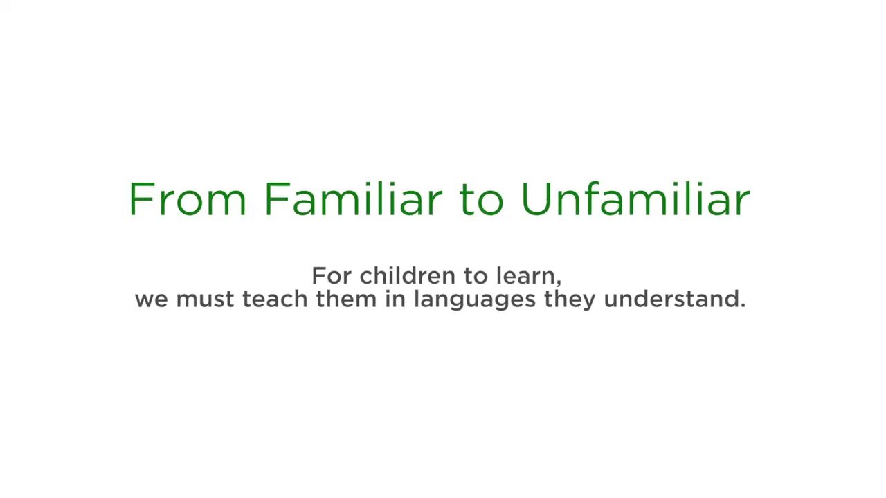 Mother Tongue Based Multilingual Education (MTB-MLE) Implementation