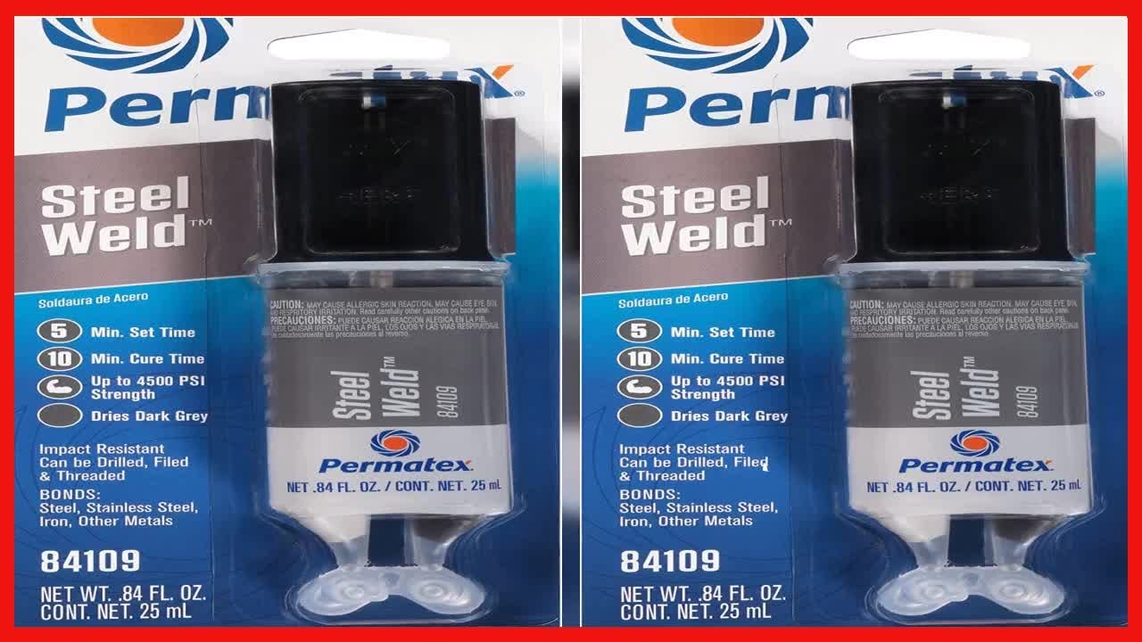 Эпоксидный клей Permatex Steel Weld: многокомпонентный клей, превосходящий по своим характеристик...