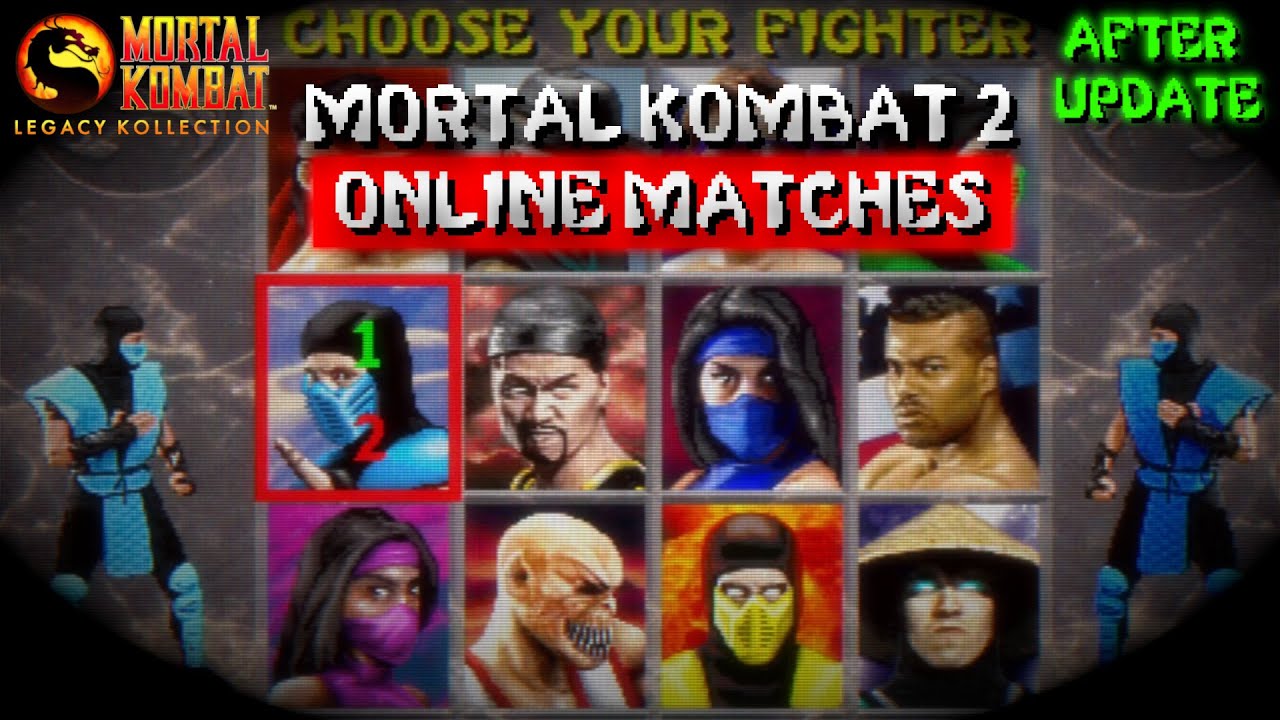 Онлайн-матчи Mortal Kombat Legacy Kollection — MK2 Arcade
