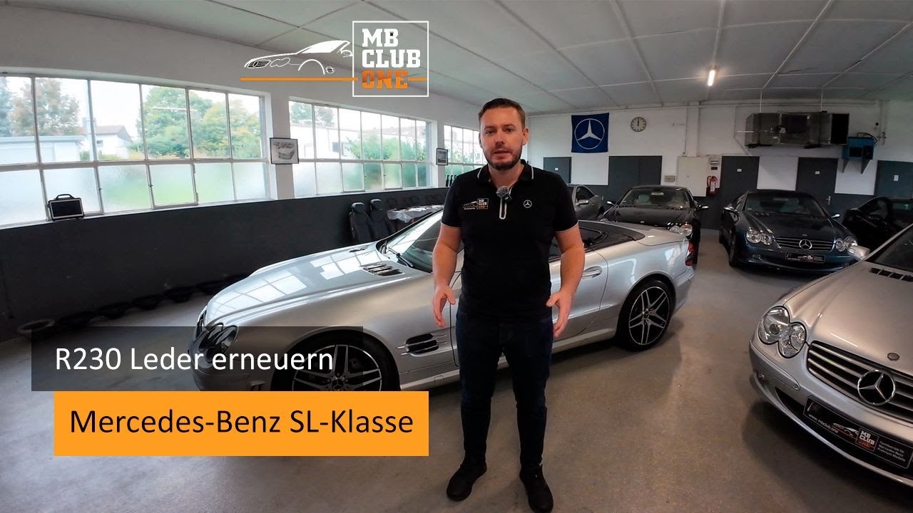 SL R230 Leder erneuern anfertigen Reparatur Sitzkissen Luftkissen SL350 SL500 SL600 SL55 SL63 SL65