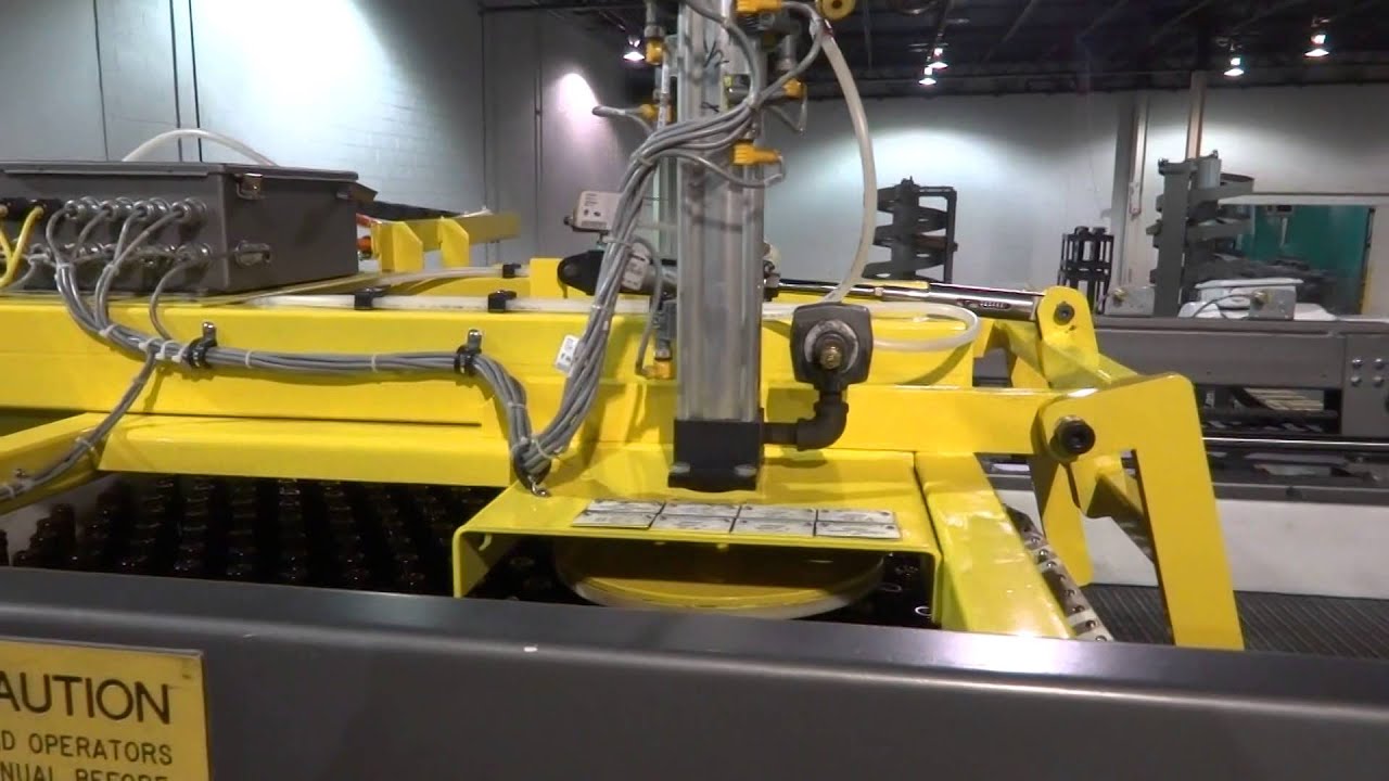 Wyard High Level Glass Bottle Depalletizer