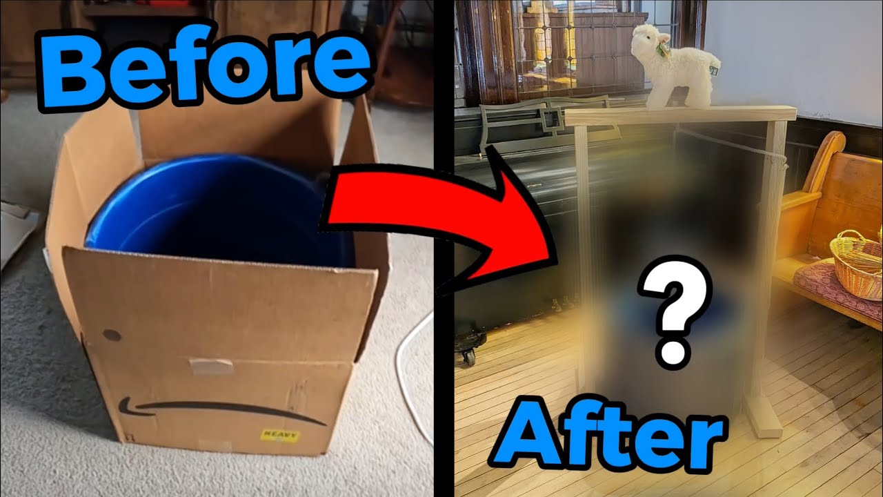I Built a Well Out of Cardboard Boxes
