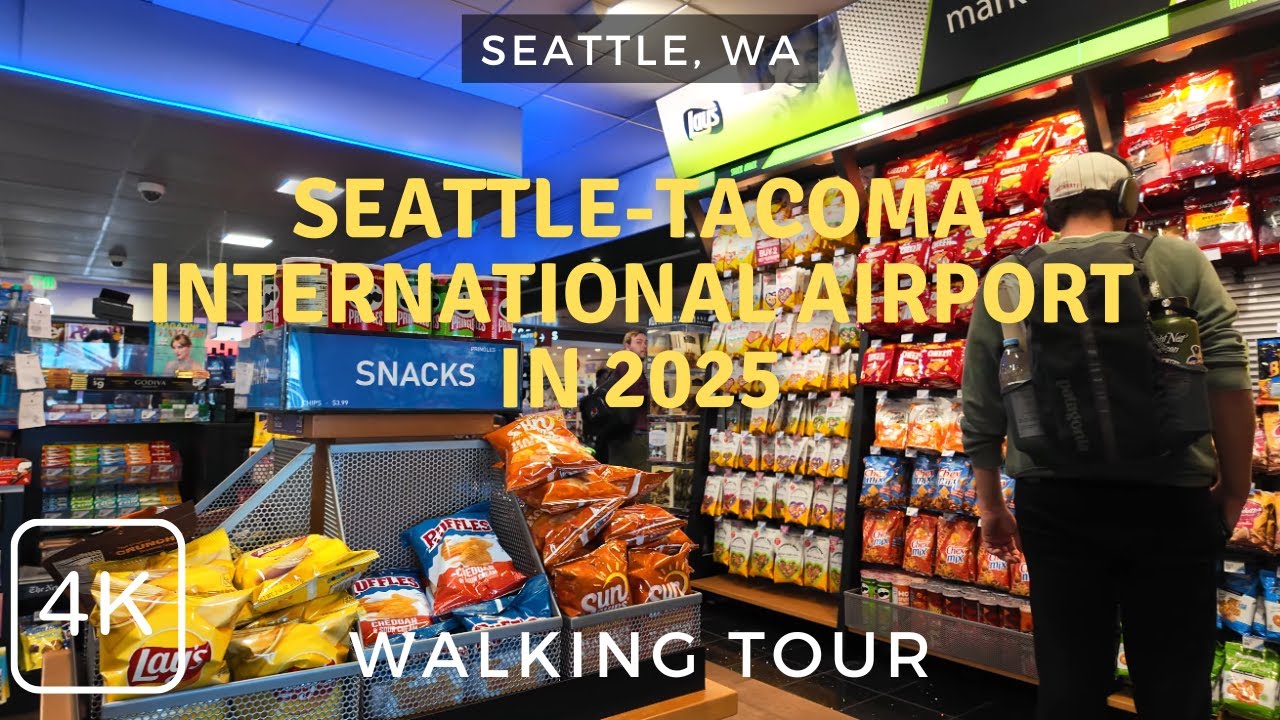 Walking Inside Sea-Tac Airport (Seattle-Tacoma International) | Nov 2025