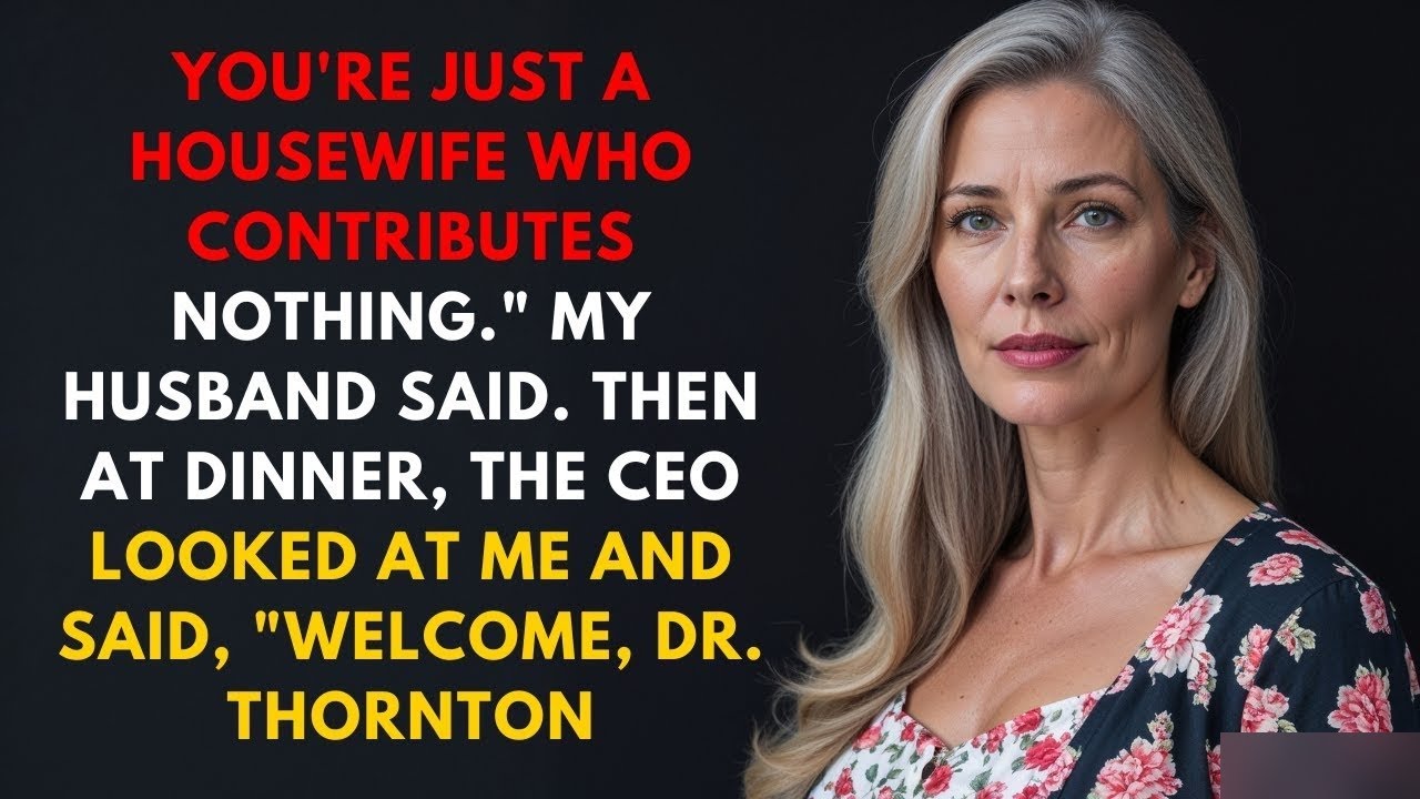 My Husband Said He Couldn't Live With a Woman Who Earned Less—He Never Knew I Owned the Mansio