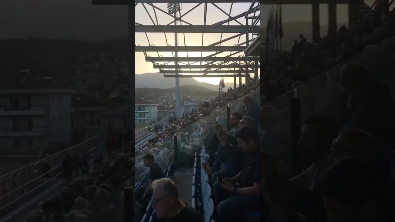Levadiakos vs AEK Athens (AEK fans in Levadiakos) splendid atmosphere