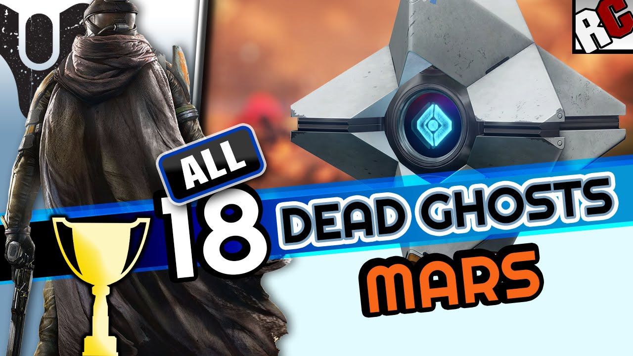 Destiny - GHOST HUNTER Mars - Achievement/Trophy - All GHOST LOCATIONS  - Collectible Guide