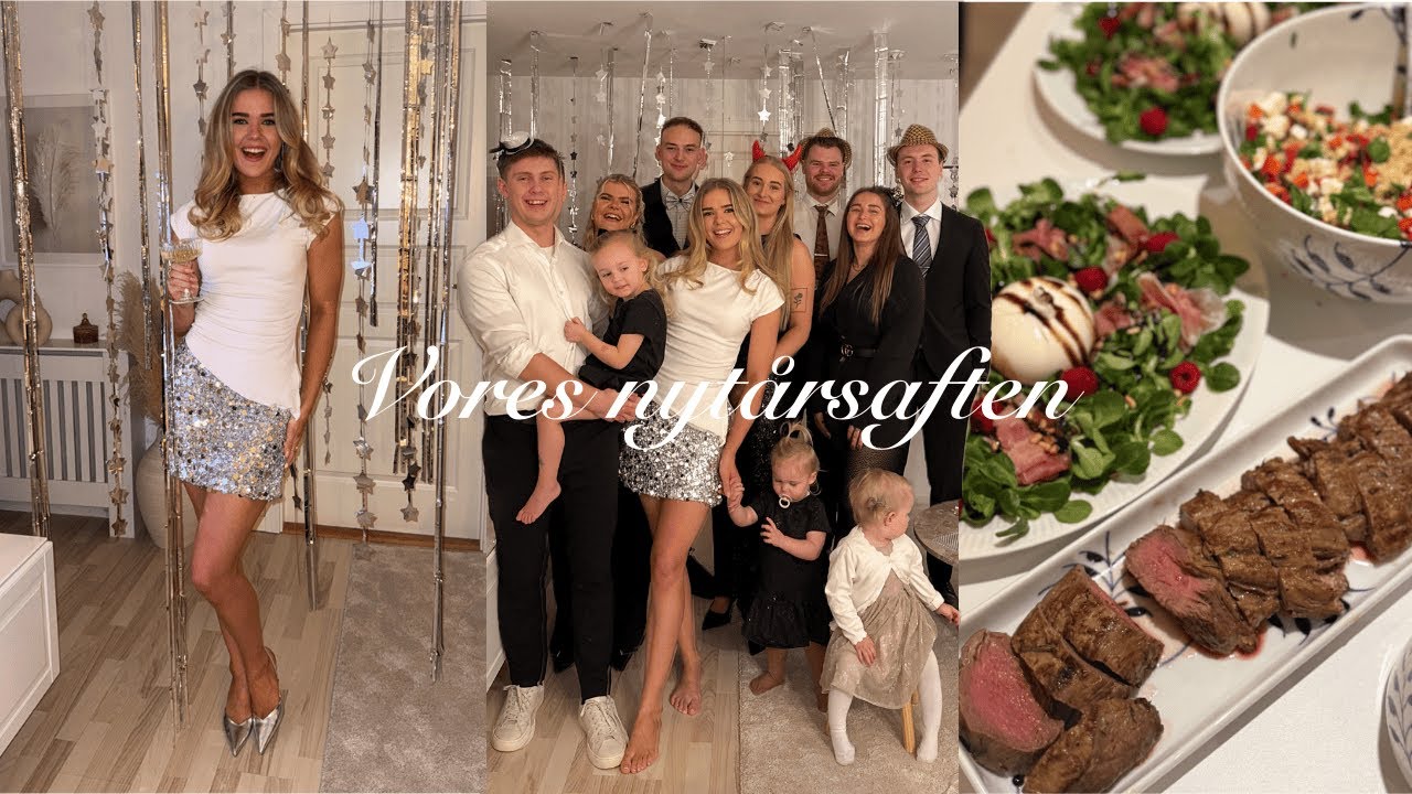 VLOG: forbereder og holder nytår med vores venner 2025/2026