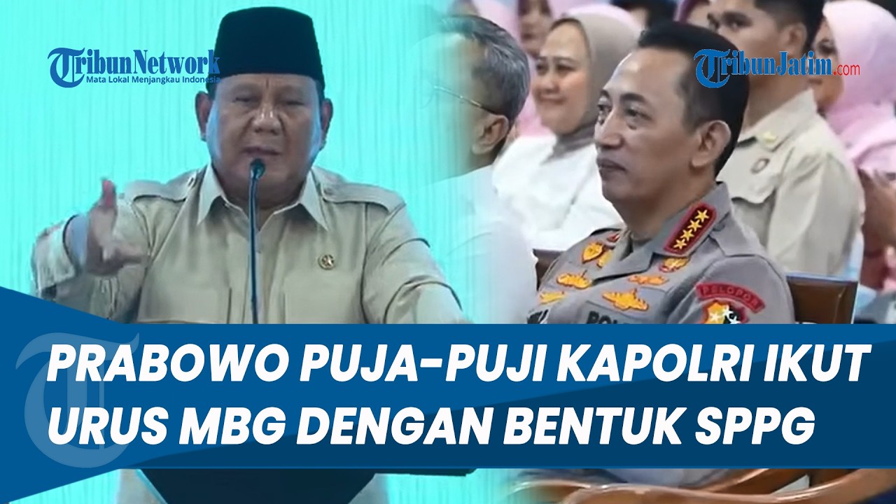 PRABOWO PUJA-PUJI KAPOLRI! Bahagia Polri Ikut Urus MBG: Saya Akan Beri Bintang Mahaputera