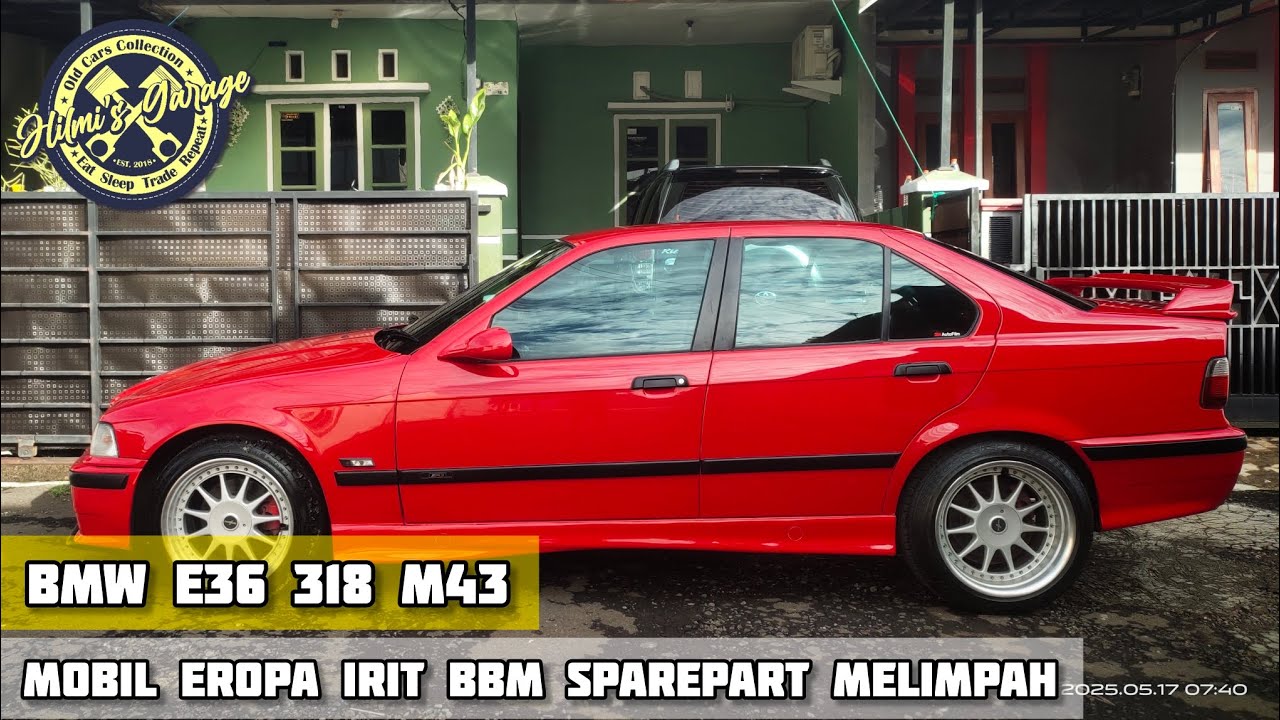 BMW E36 318i M43 TAHUN 1996 || MOBIL EROPA IRIT BBM MUDAH PERAWATAN SPAREPART MELIMPAH