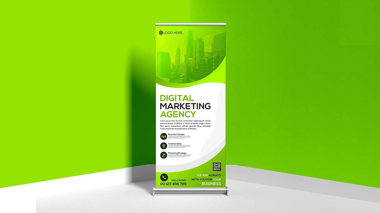 How to Make A Roll Up Banner in Photoshop CC 2021
