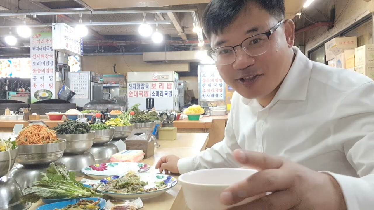 비오는날 청량리 경동시장 호남식당에서 막걸리 한잔~~
