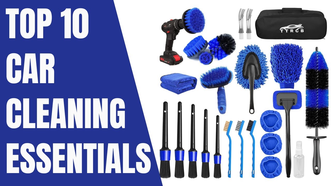 Top 10 Car Cleaning Essentials on Amazon