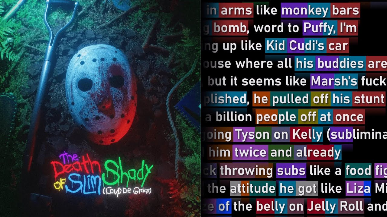 Eminem - Bad One (Rhyme Scheme)