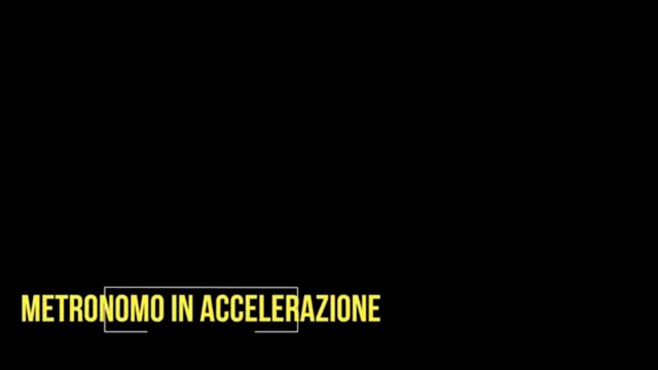 Metronomo in Accelerazione (50 - 150 bpm)