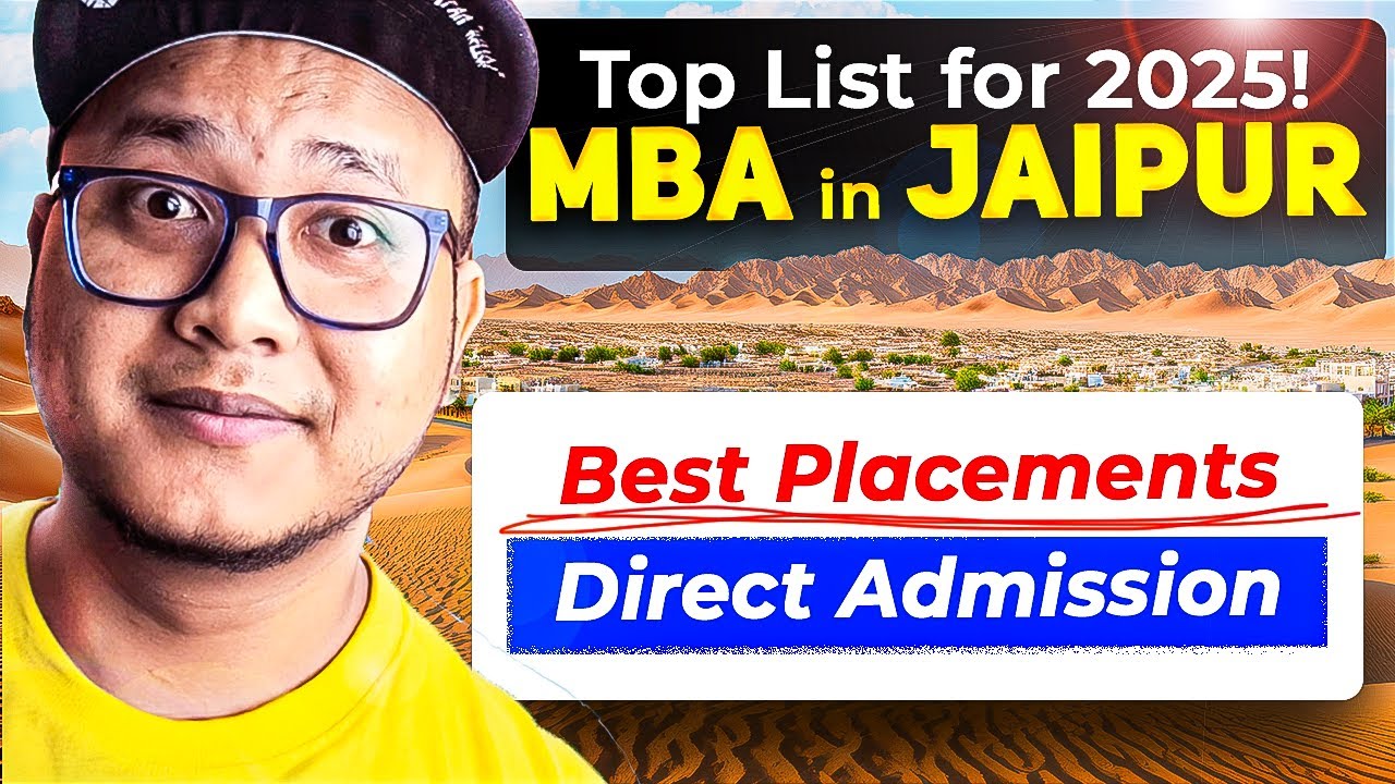 Top MBA Colleges in Jaipur 2025 😍 | Direct Admission & Best Placements 🔥