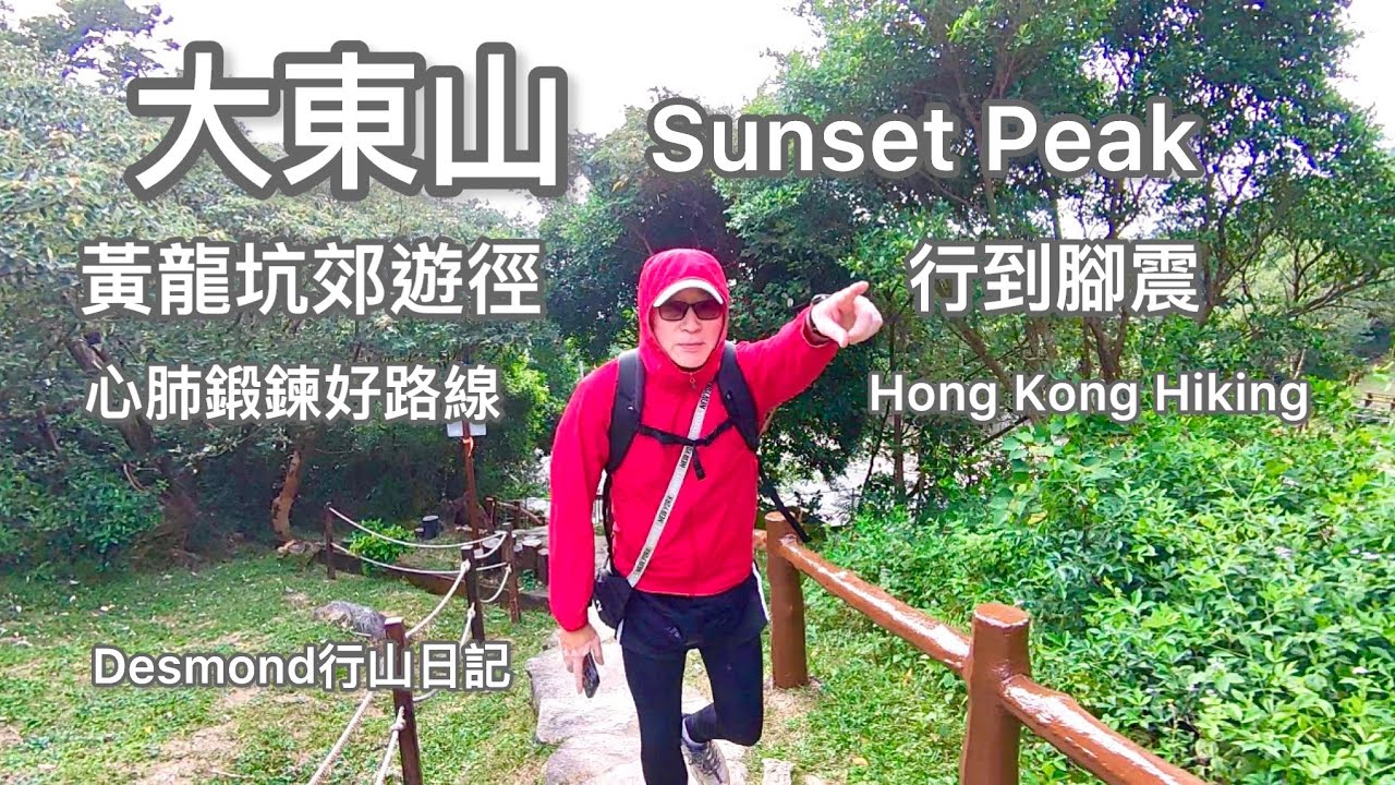 香港行山：2023-11-09 大霧籠罩大東山，黃龍坑郊遊徑無盡石級練腳力
