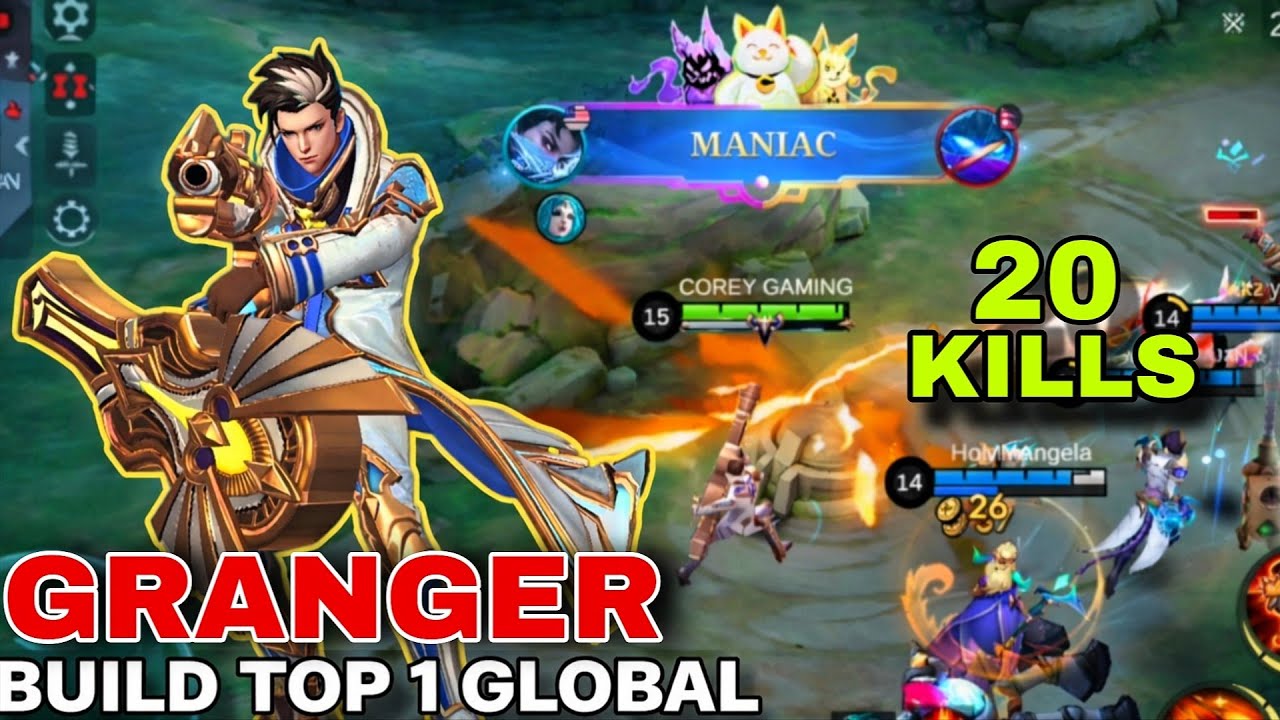 MANIAC + 20 KILLS!! GRANGER BEST BUILD GOLD LANE (2026) BUILD TOP 1 GLOBAL!! 
