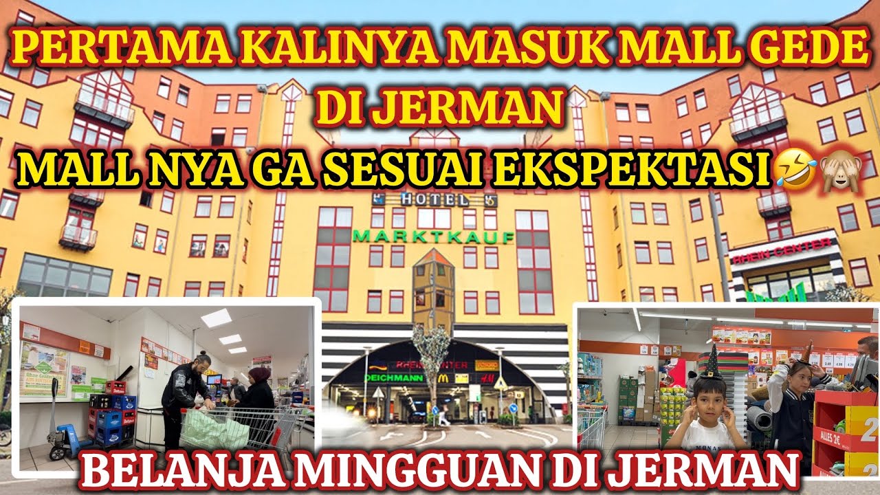 PERTAMA KALI NYOBAIN MALL DI JERMAN LANJUT BELANJA MINGGUAN  