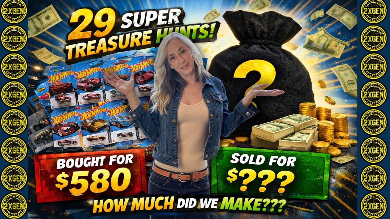 Мы продали 29 машинок Hot Wheels Super… А заработали ли мы хоть какие-то деньги?!