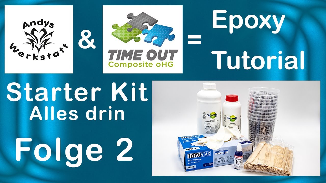 Epoxy Tutorial Serie - Folge 2 - Giessharz / Epoxy Starter Paket