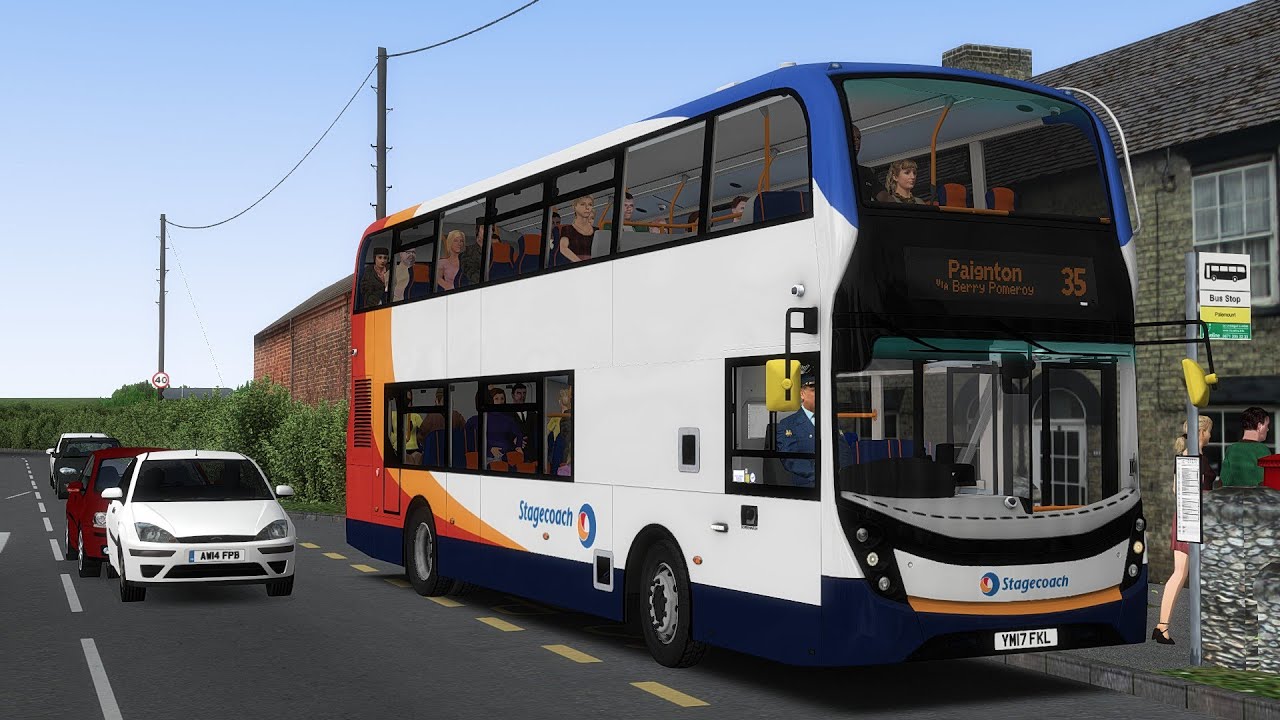 OMSI 2 - Scania N250UD Enviro 400MMC (SP 400MMC) - Westcountry 3.03a - Routes 1A and 35