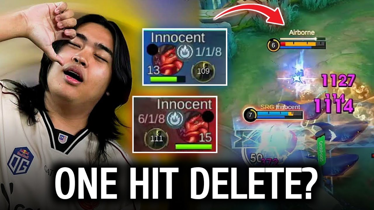 WTF IS THAT DAMAGE?! SRG INNOCENT GOLD LANE BANE ALMOST DEALT A ONE HIT DELETE DAMAGE | MPL PH WHEN?
