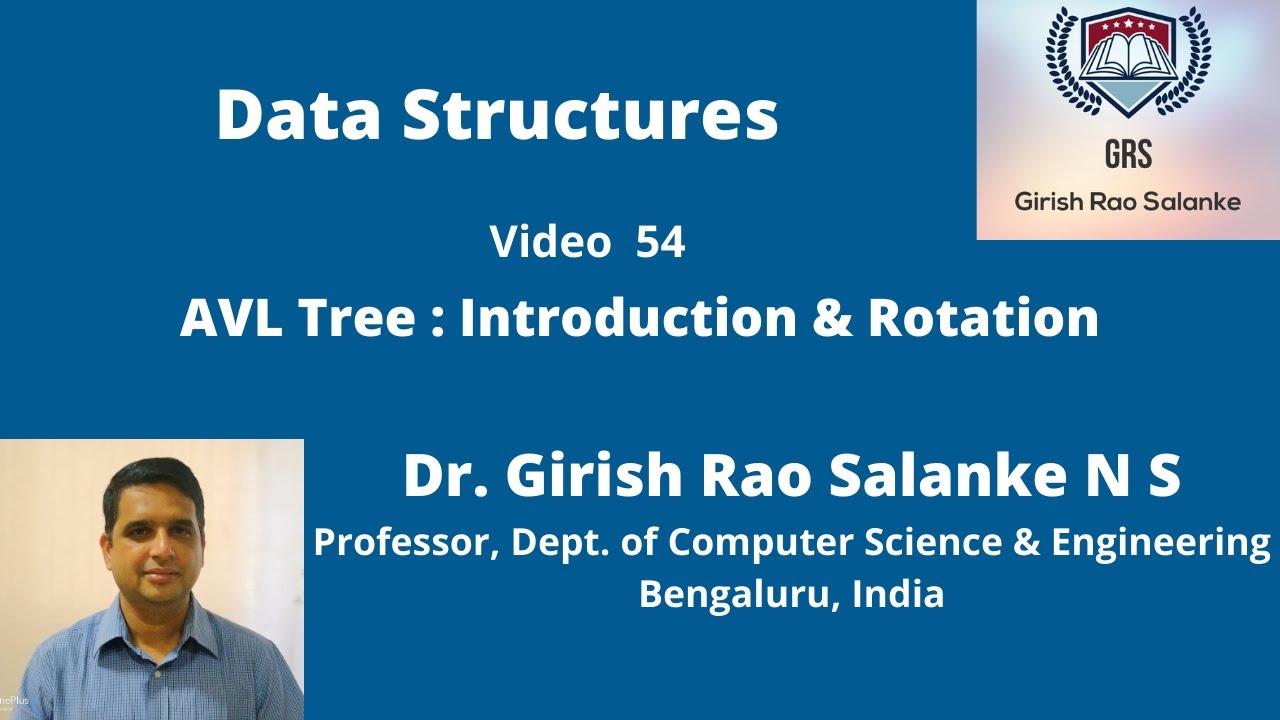 54  AVL Tree  - Definition & Rotation Operation