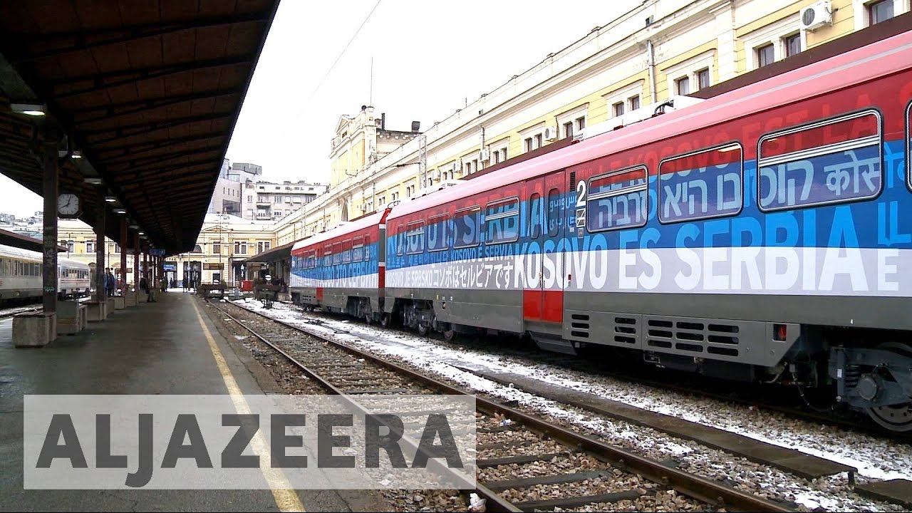 'Provocative' Serbian train halted at Kosovo border