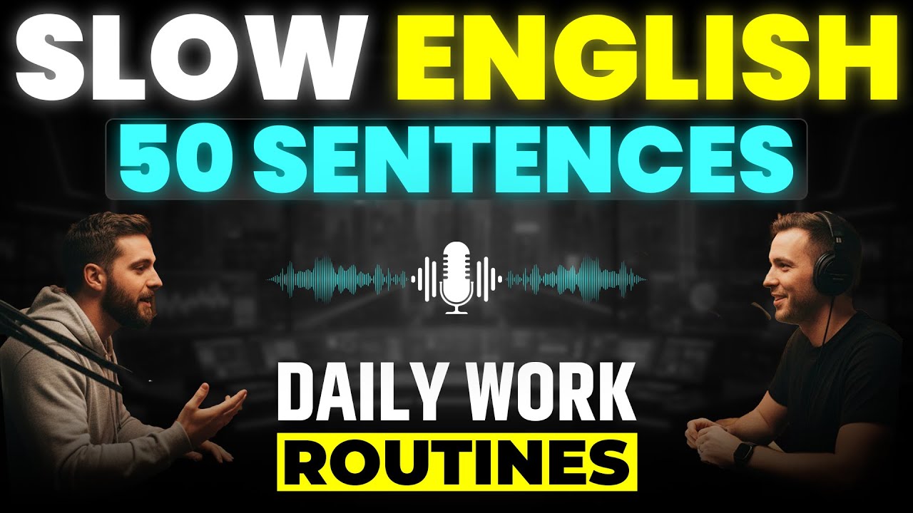 50 Essential English Sentences for Beginners | Speak Fluently with Slow Practice