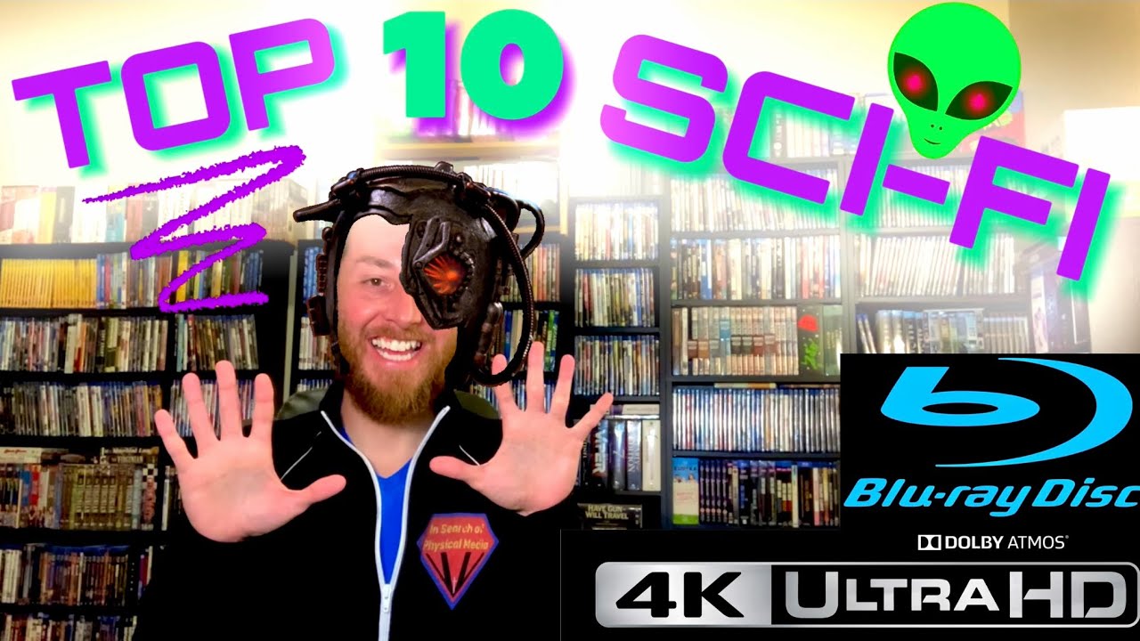 Top 10 Sci-Fi Movies Countdown On Blu Ray & 4K UltraHD / Mini Reviews / Science Fiction Films