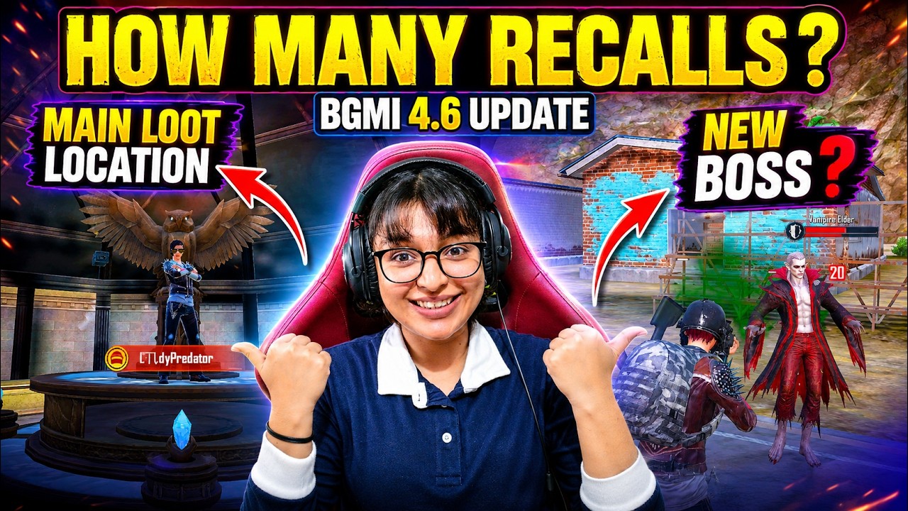 BGMI 4.6 RECALLS | MAIN LOOT LOCATION | BOSS | EXPLORED!!!