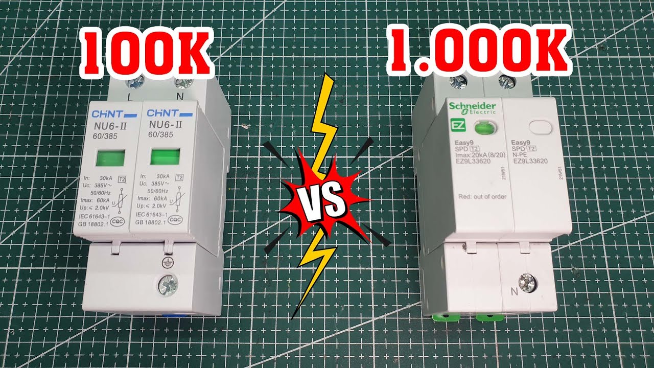 Thật bất ngờ giữa chống sét lan truyền giá rẻ với loại sịn sò - Đúng là hàng Hịn nó khác