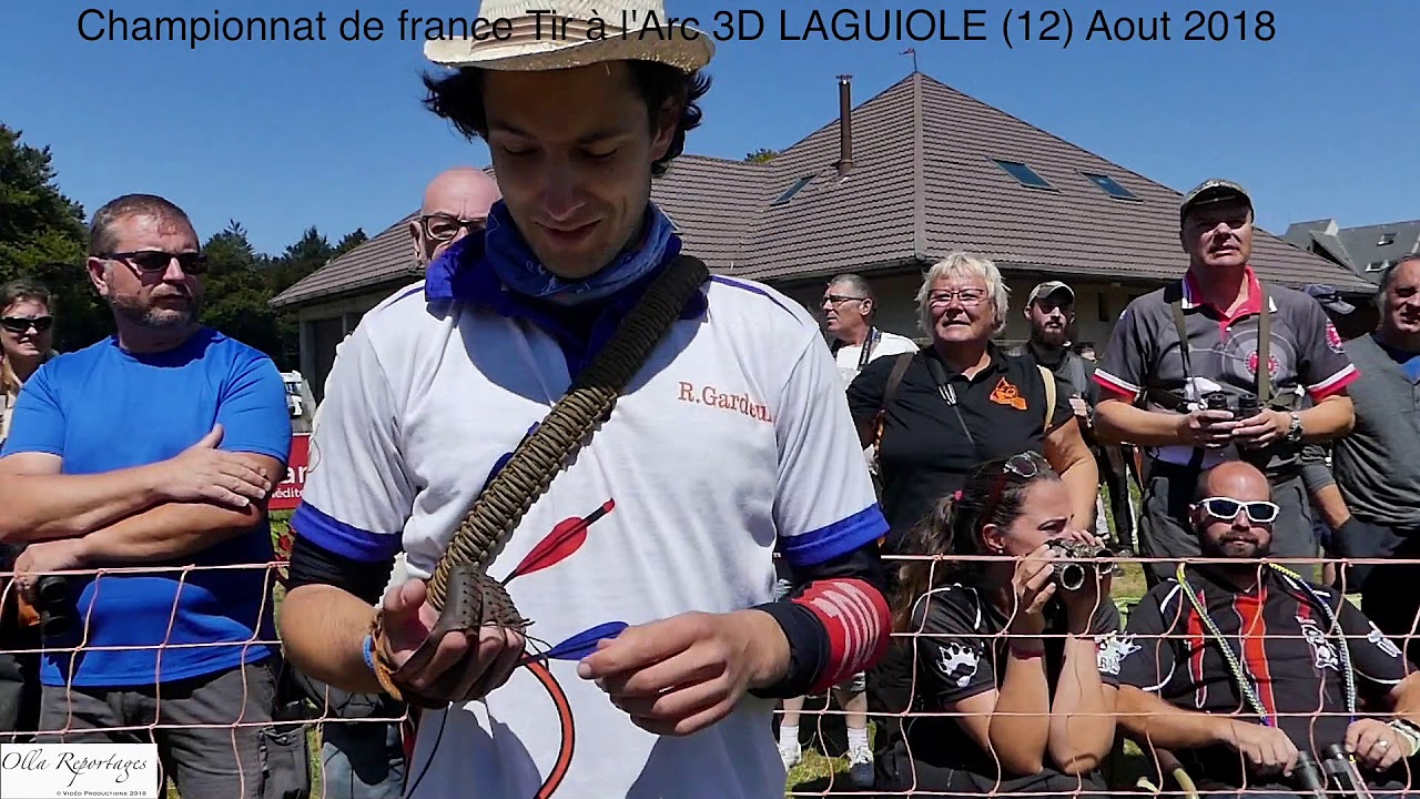 Championnat de france Tir à l'arc 3D Laguiole 2018