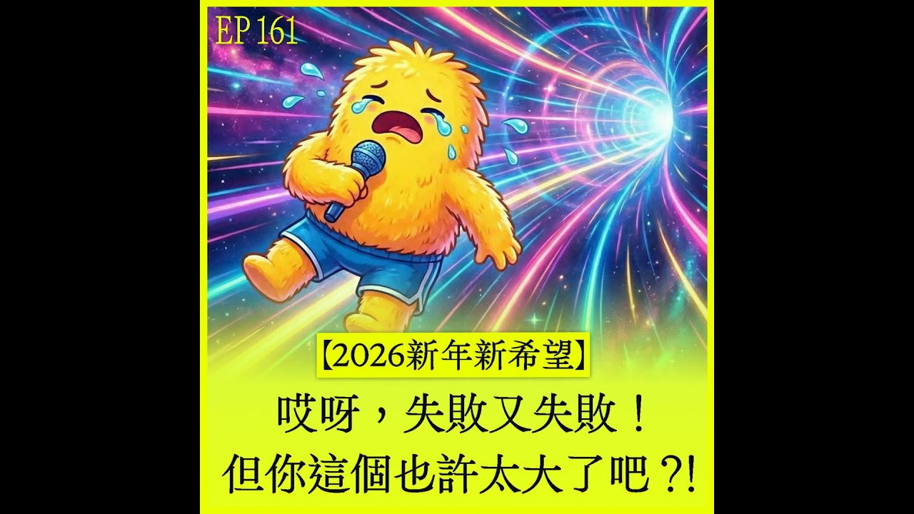 EP161｜【2026新年新希望】哎呀，失敗又失敗！但你這個也許太大了吧？！