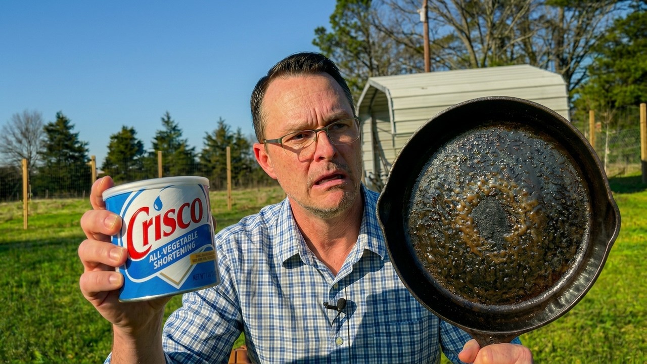 This One Crisco Mistake Destroys Your Cast Iron Seasoning